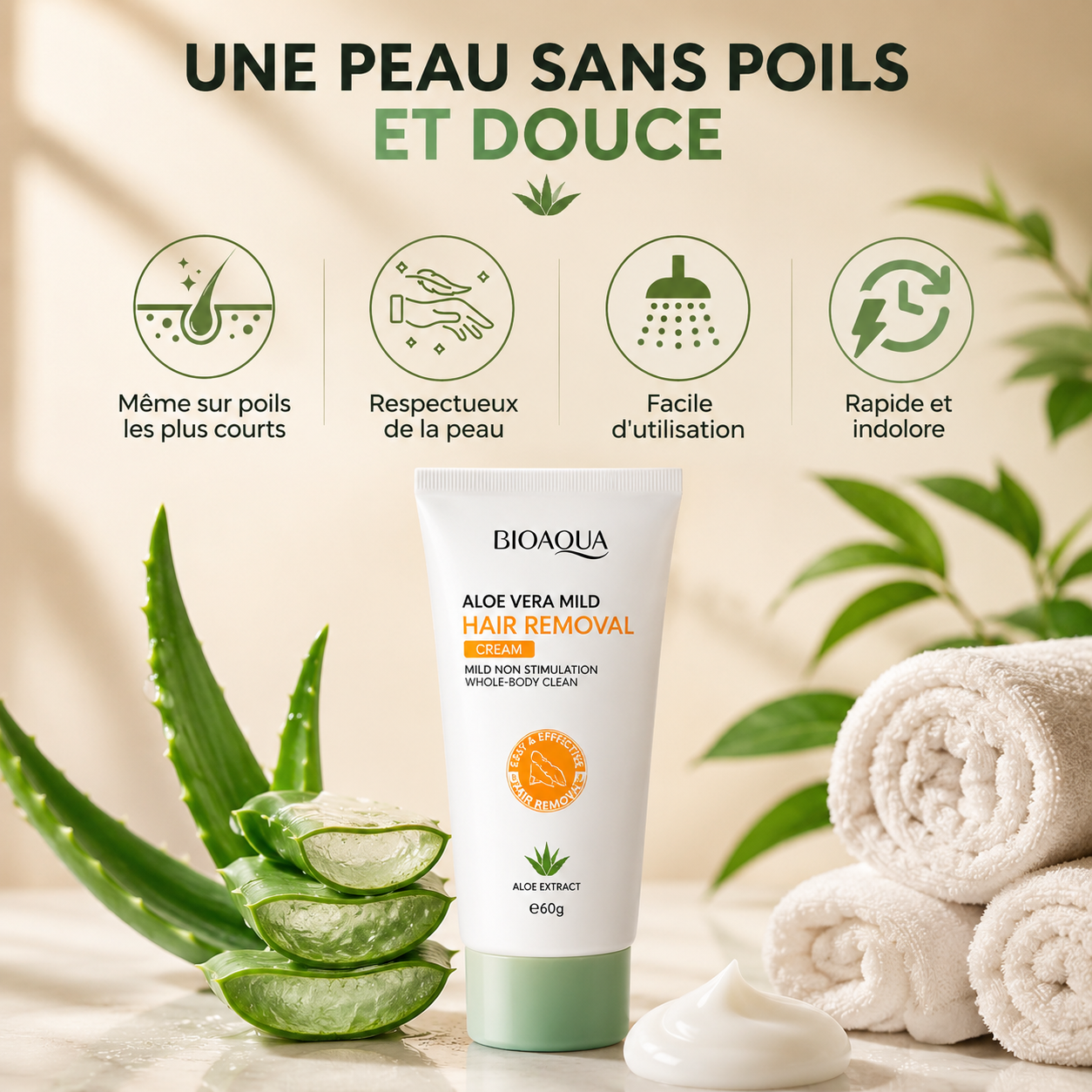Crème Épilatoire - Application